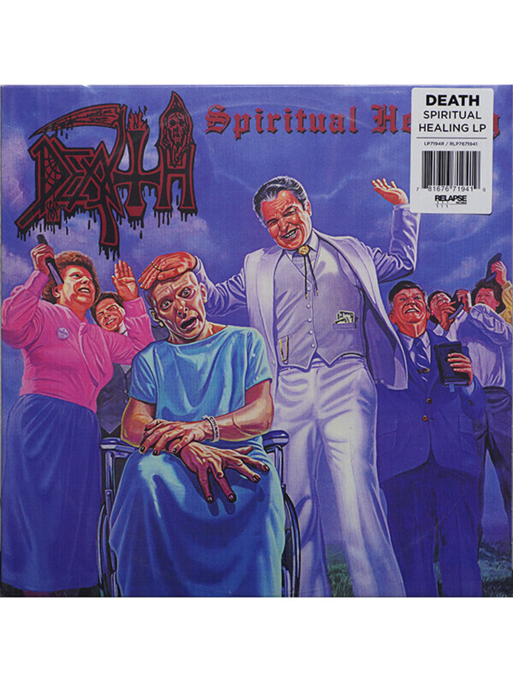 DEATH - SPIRITUAL HEALING LP VINYL RECORD death metal, thrash metal, speed metal